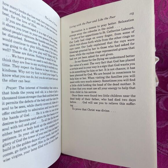 * 3 for $9 * 1982 The Love of Christ, Spiritual Counsels Mother Teresa. 1st Ed - Picture 9 of 12